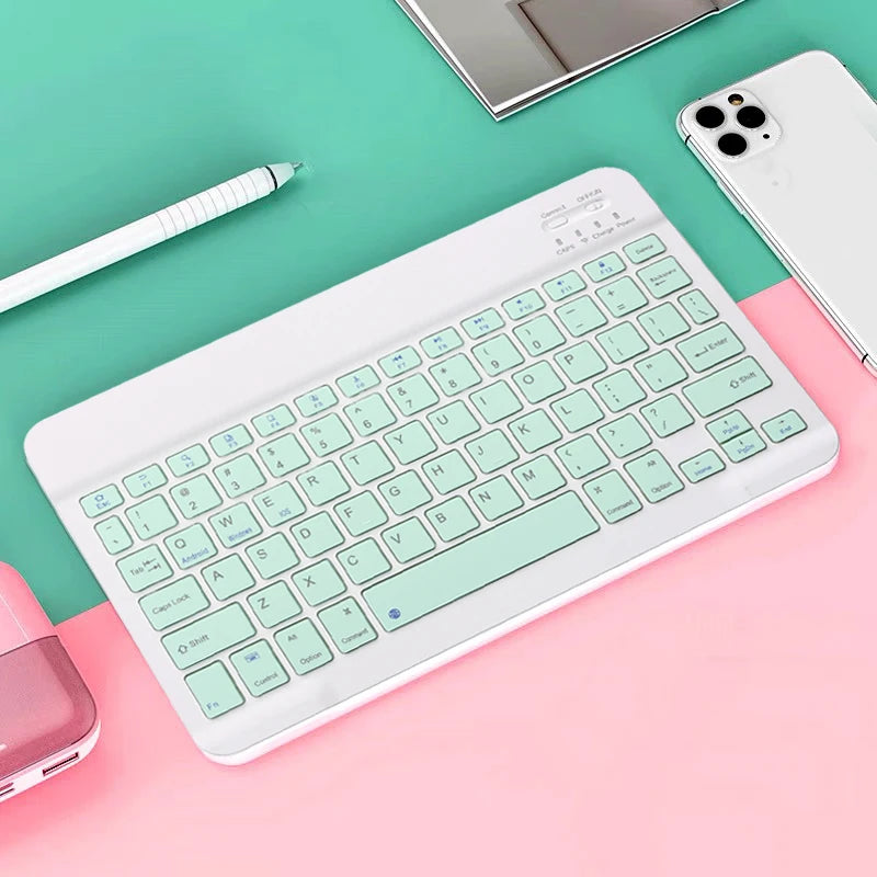 Bluetooth-Compatible Wireless Keyboard Rechargeable Wireless Gaming Keyboard For iOS Android Windows Smart Phone ipad PC Laptop