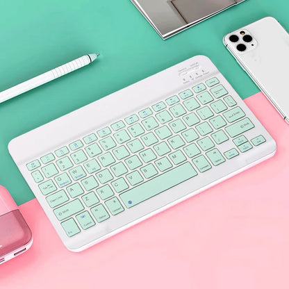Bluetooth-Compatible Wireless Keyboard Rechargeable Wireless Gaming Keyboard For iOS Android Windows Smart Phone ipad PC Laptop