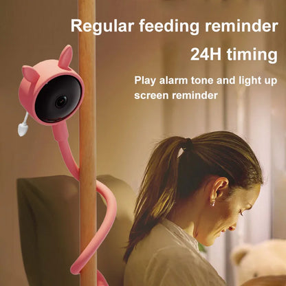 Intelligent baby monitor, high-definition camera, night vision function and two-way communication - modern parenting monitor
