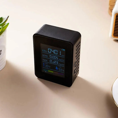 Portable Carbon Dioxide Air Temperature And Humidity Air Quality Monitor