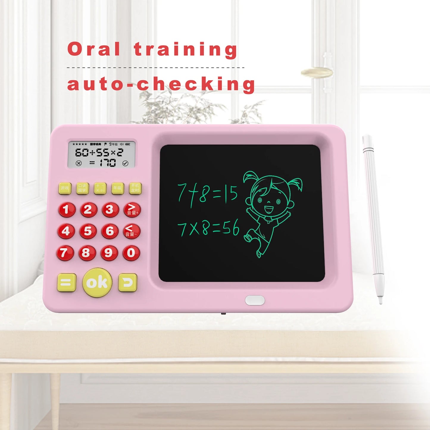 Electronic LCD Writing Board , Children's Writing Board, Gifts for CHILDREN'S Birthdays, Halloween, Christmas, and Easter