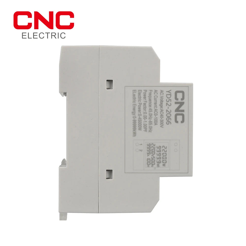 6IN1 din rail AC monitor 110V 220V 380V 100A Voltage Current Power Factor Active KWH Electric energy Frequency meter VOLT AMP