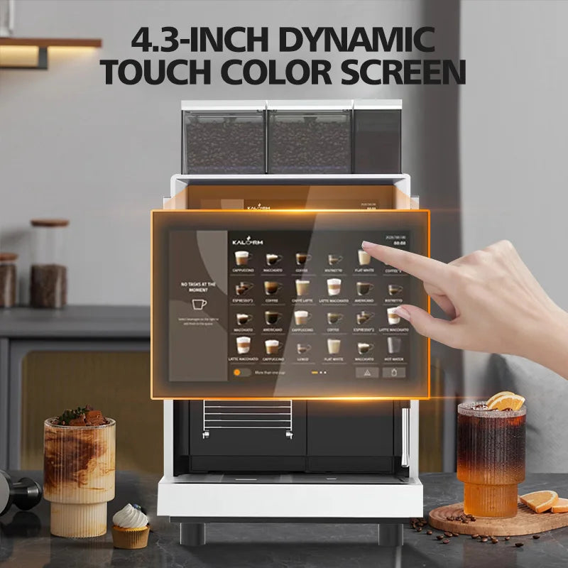 Home Use Automatic Coffee Machine  Touch Screen Coffee Maker Espresso Coffee Machine