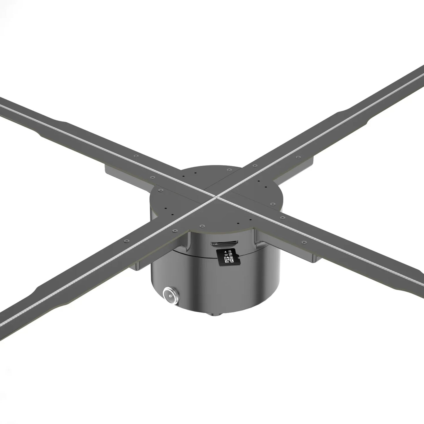 App Holographic Equipment 46cm 3d Led Fan Holograma Video Projecteur Advertising Ekran 3d Hologram Display for Showroom