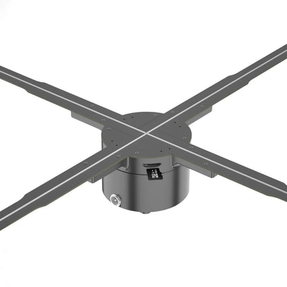 App Holographic Equipment 46cm 3d Led Fan Holograma Video Projecteur Advertising Ekran 3d Hologram Display for Showroom