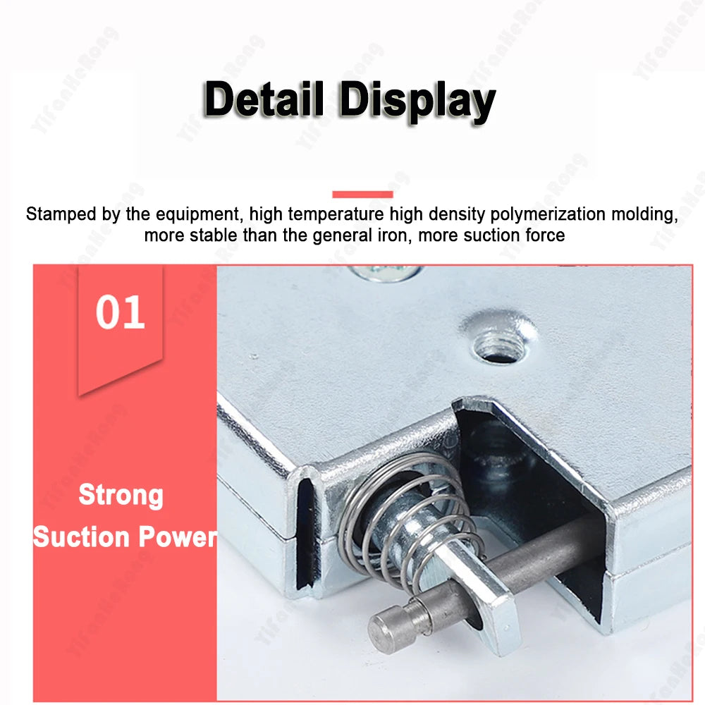 Electronic Lock Door 12V  Electromagnetic Access Control Electric Lock