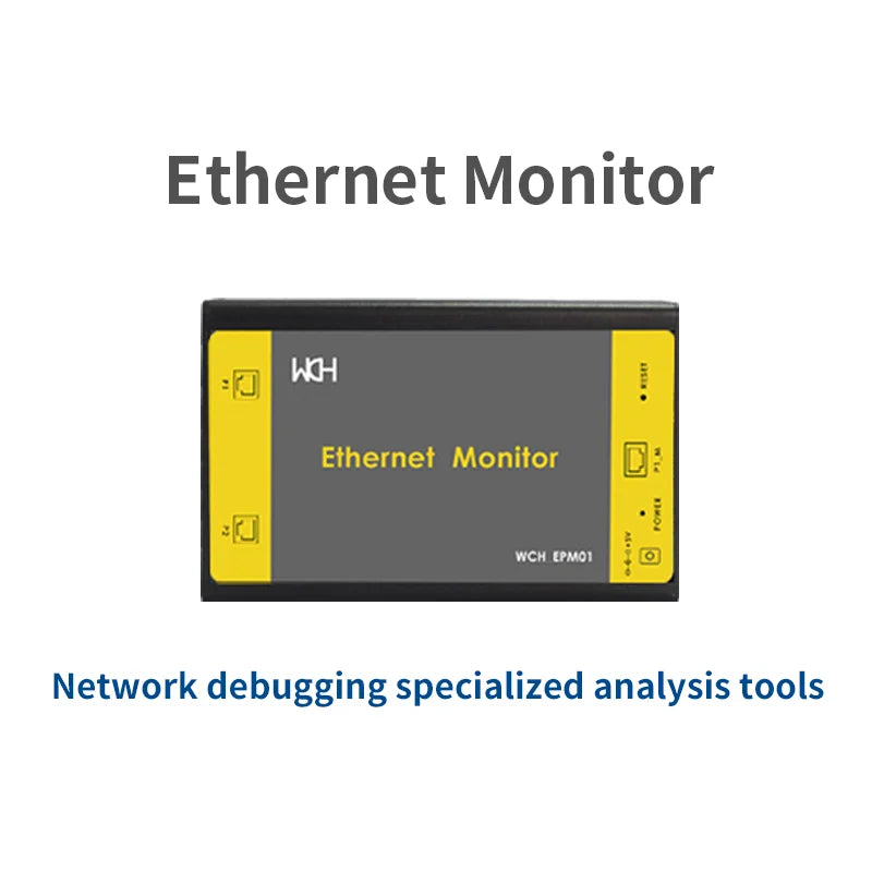 WCH Ethernet Monitor Network data acquisition/analysis Support wireshark/Network monitor software