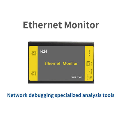WCH Ethernet Monitor Network data acquisition/analysis Support wireshark/Network monitor software