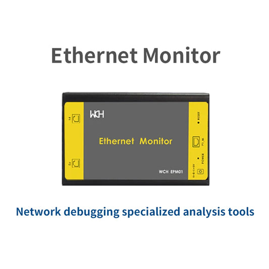 WCH Ethernet Monitor Network data acquisition/analysis Support wireshark/Network monitor software