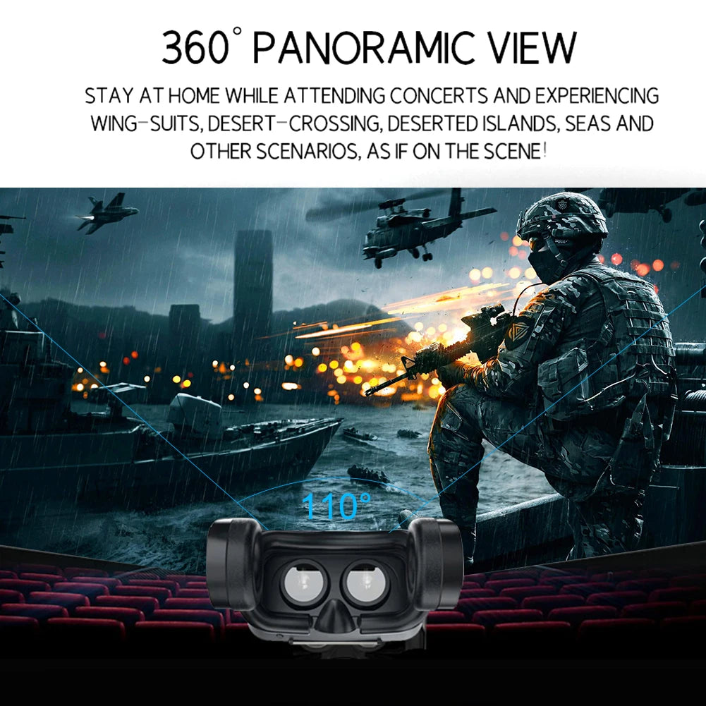 Virtual Reality VR Glasses 3D Headset Bluetooth Devices Smart Phone Helmet Goggles Lenses Smartphone Viar Headphones Cell Mobile