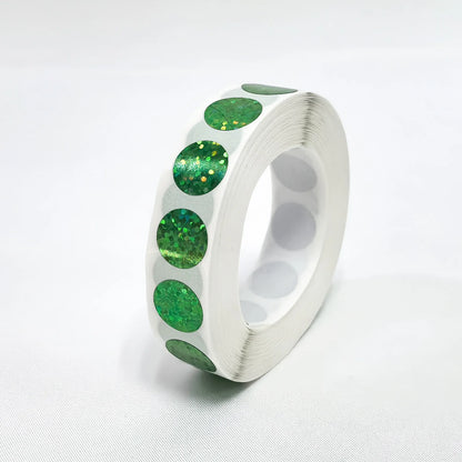 Scratch Off Stickers 12*12mm Round Holographic Laser Color Metallic Hologram game Scratch Sticker Scratch Off  Card