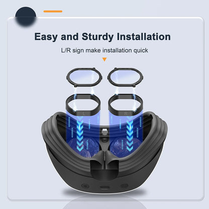 Virtual Reality Prescription Lens Protection Resin Lenses Magnetic Quick Disassemble Frame for PS VR2 Accessories
