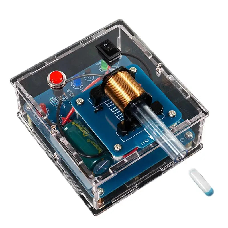 Electromagnetic Gun DIY Electronic Kit Long-range Projectile High-voltage Coil Booster Circuit Board Production Welding Electron