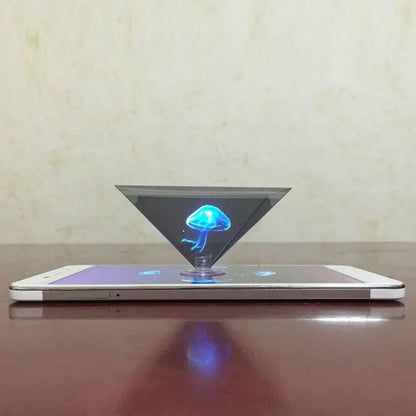 3D Holographic Projection DIY Science Experiment Technology Products Kids Phone 3D Hologram Display Projector Stand Tecnologia