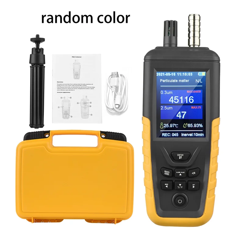 CABE-Air Particle Monitors Temperature And Humidity Meters For Air Dust Particle Counting, Air Quality Monitoring